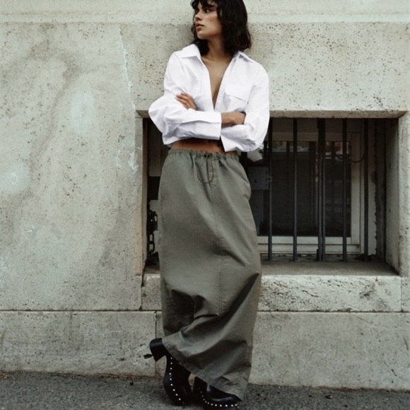 Zara Dresses & Skirts - Zara Cargo Skirt